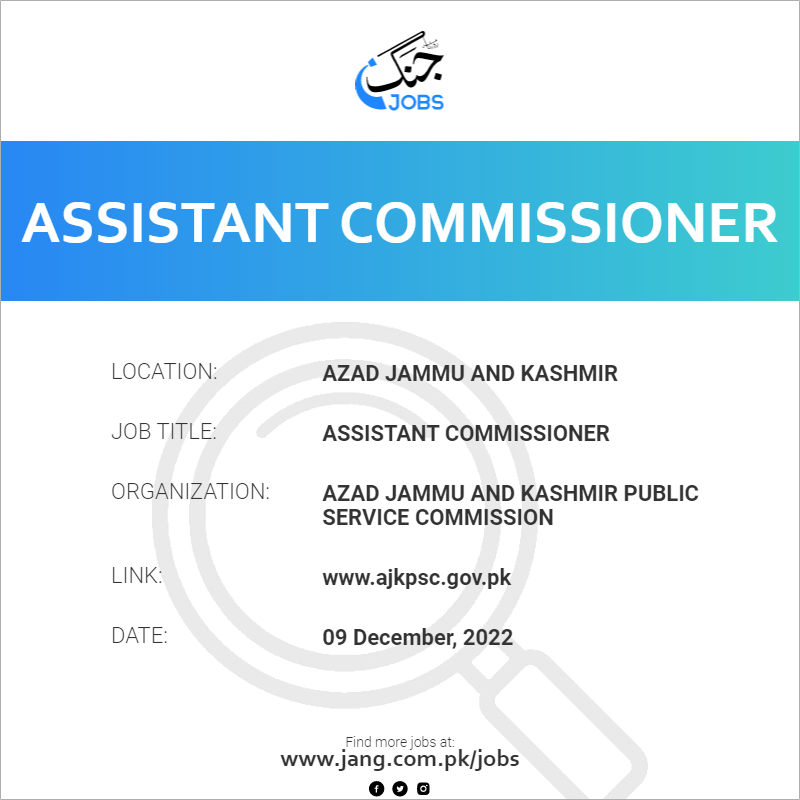 Assistant Commissioner