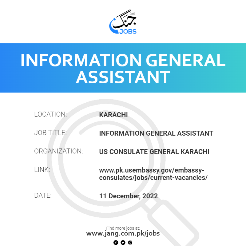 Information General Assistant