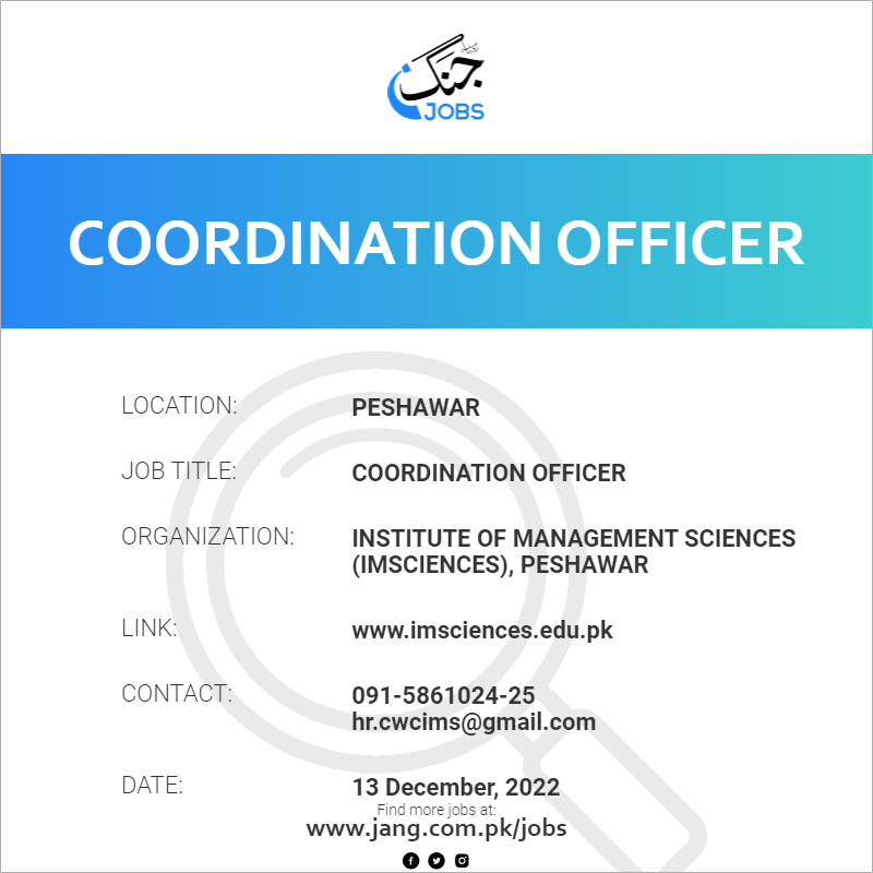 Coordination Officer