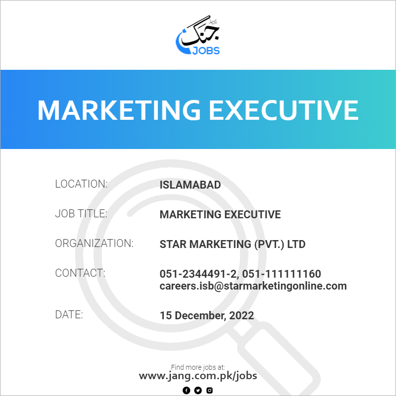 Marketing Executive