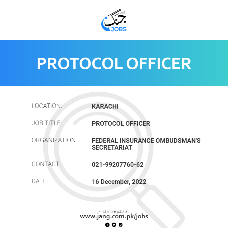 Protocol Officer