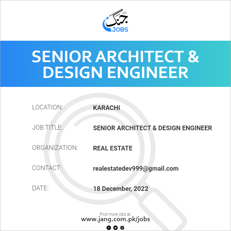 Senior Architect & Design Engineer
