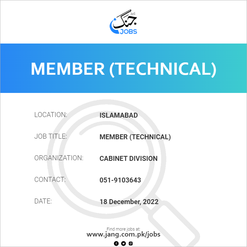 Member (Technical)