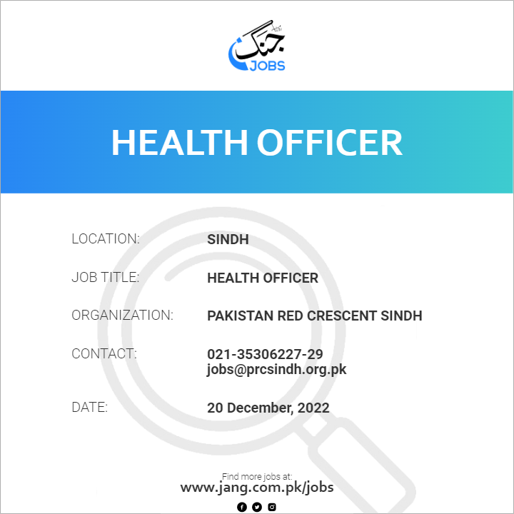 Health Officer