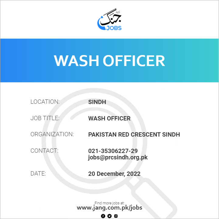 WASH Officer