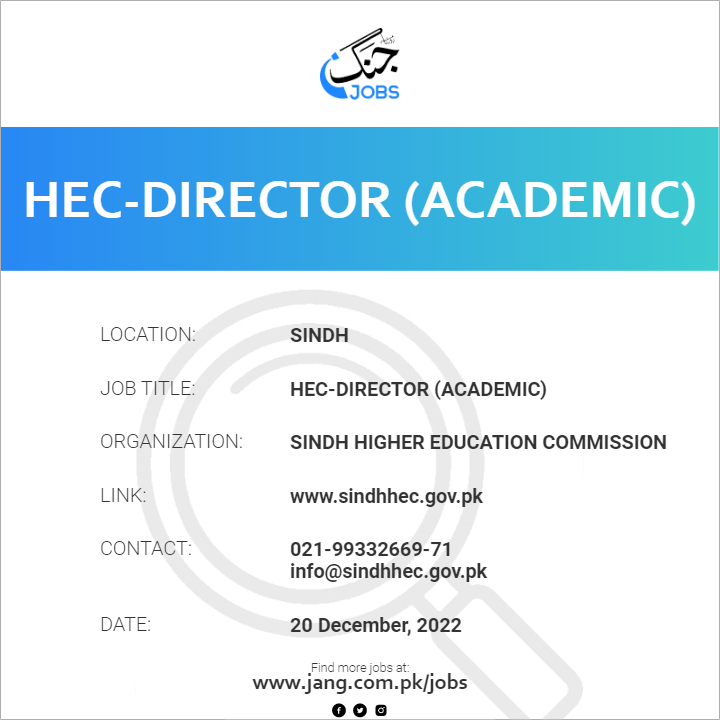 HEC-Director (Academic)