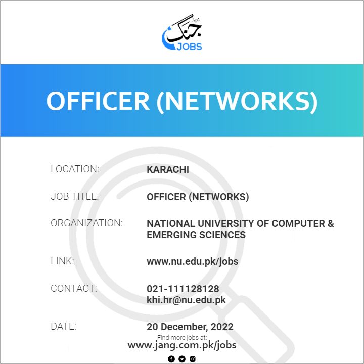 Officer (Networks)