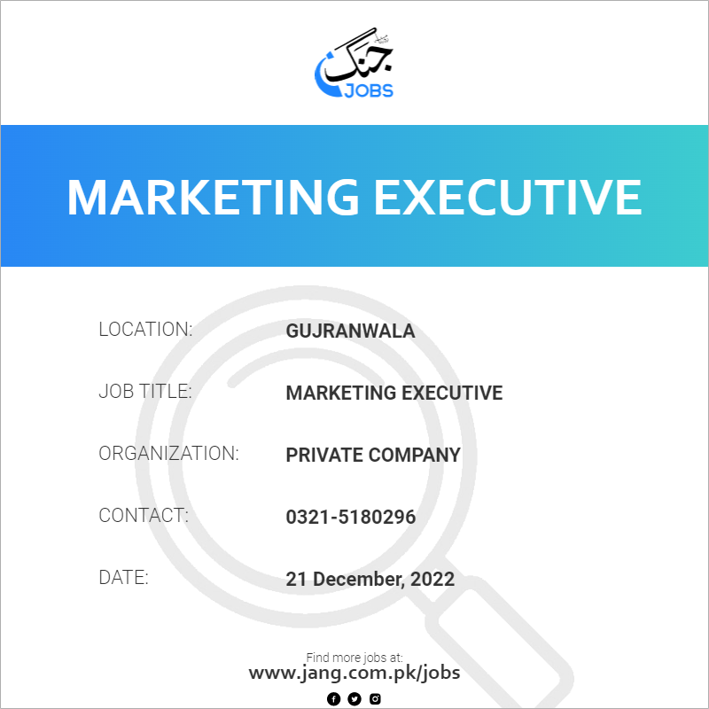 Marketing Executive