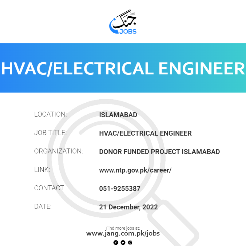 HVAC/Electrical Engineer