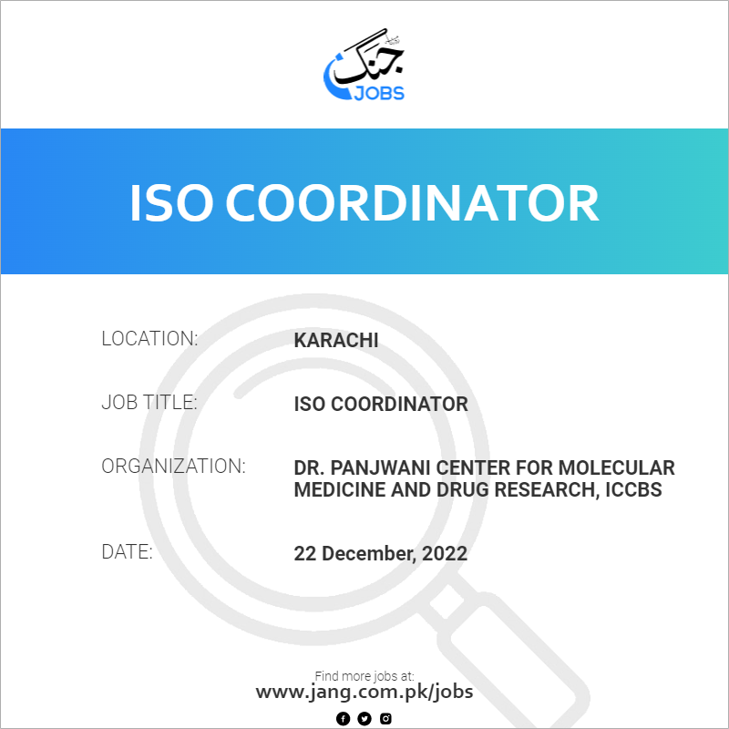 ISO Coordinator