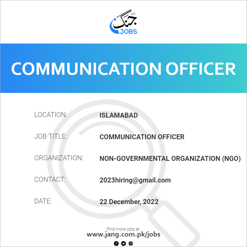 Communication Officer