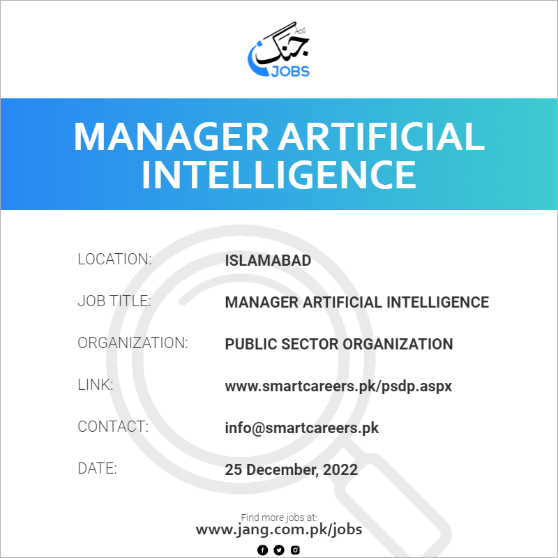 Manager Artificial Intelligence