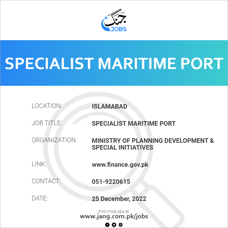 Specialist Maritime Port