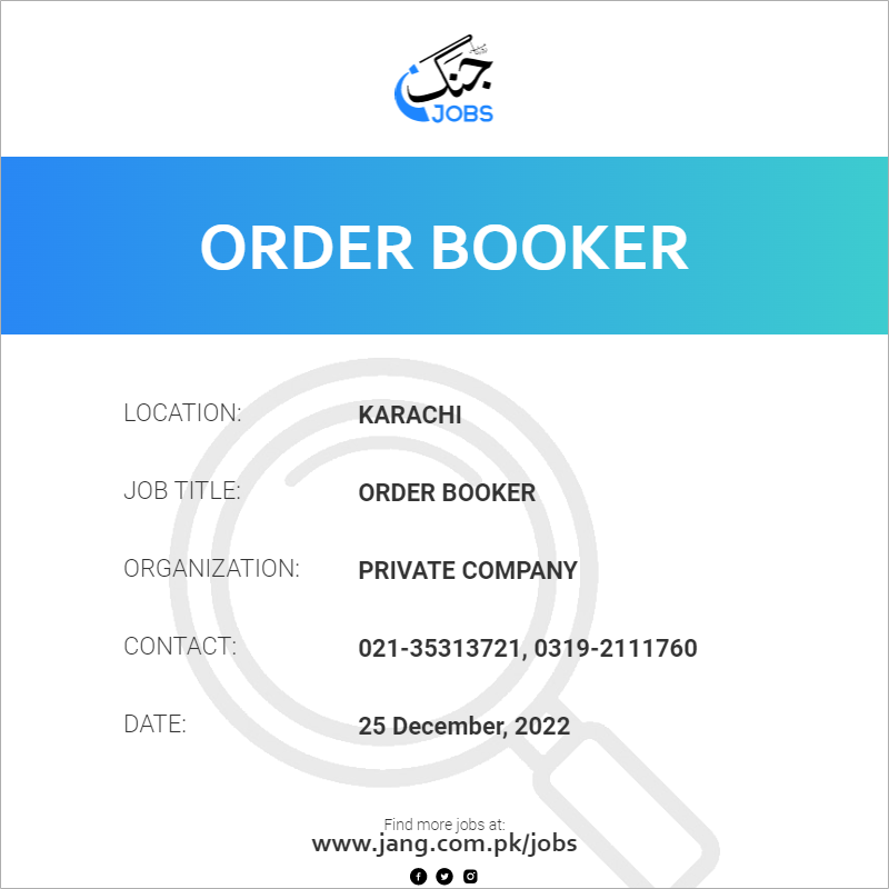 Order Booker