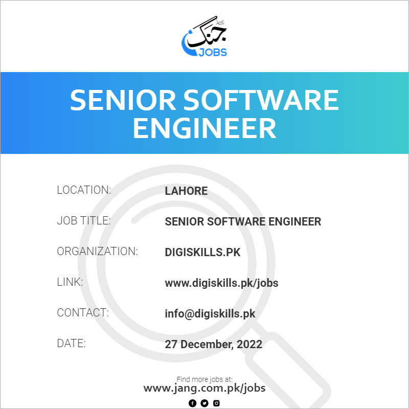 Senior Software Engineer