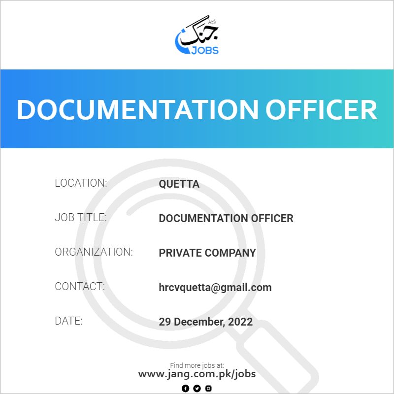 Documentation Officer