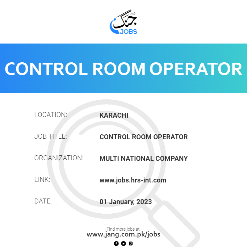 Control Room Operator