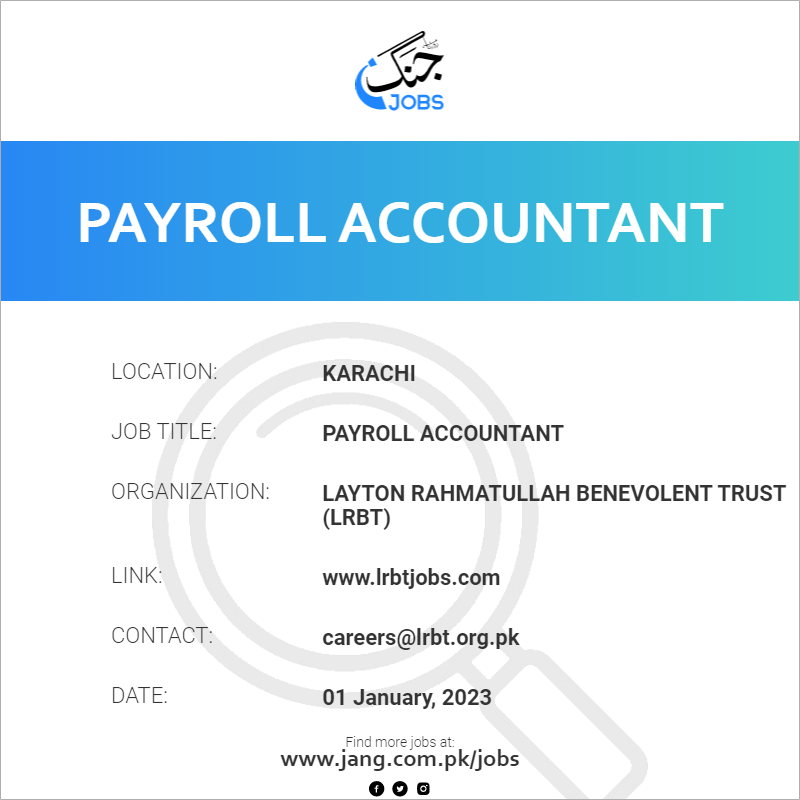 Payroll Accountant