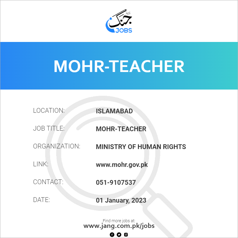 MOHR-Teacher 