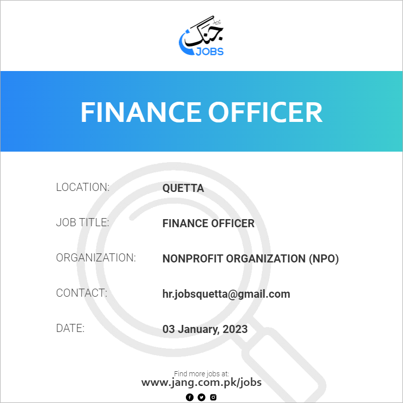 Finance Officer