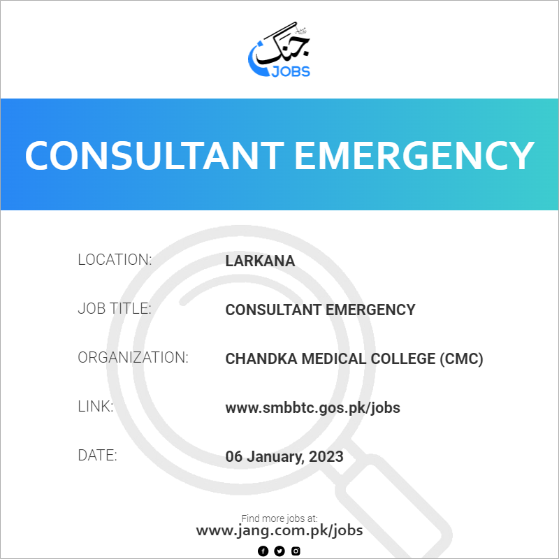 Consultant Emergency