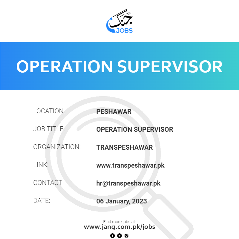 Operation Supervisor