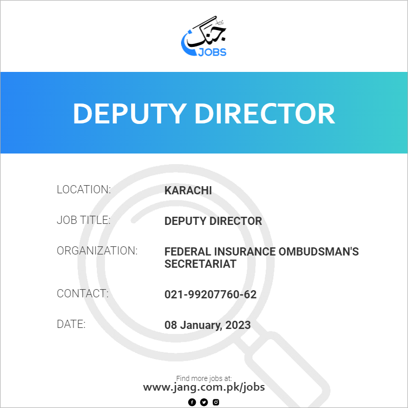 Deputy Director