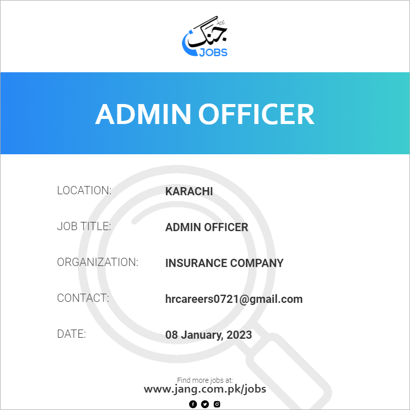 Admin Officer