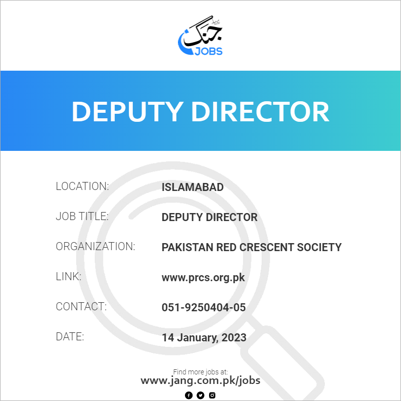 Deputy Director 