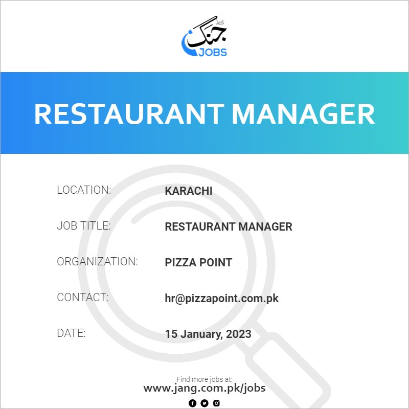 Restaurant Manager