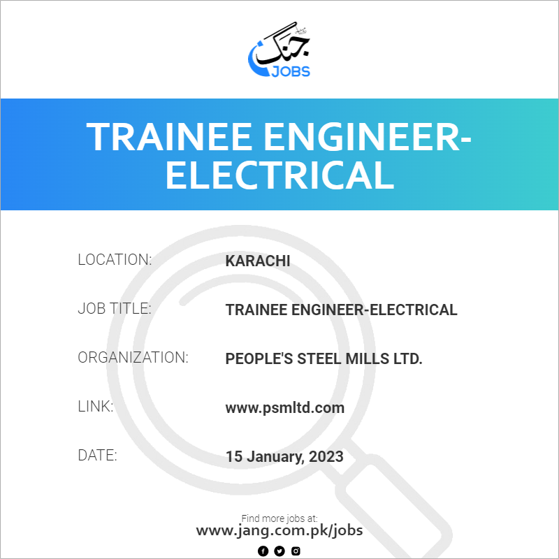Trainee Engineer-Electrical 