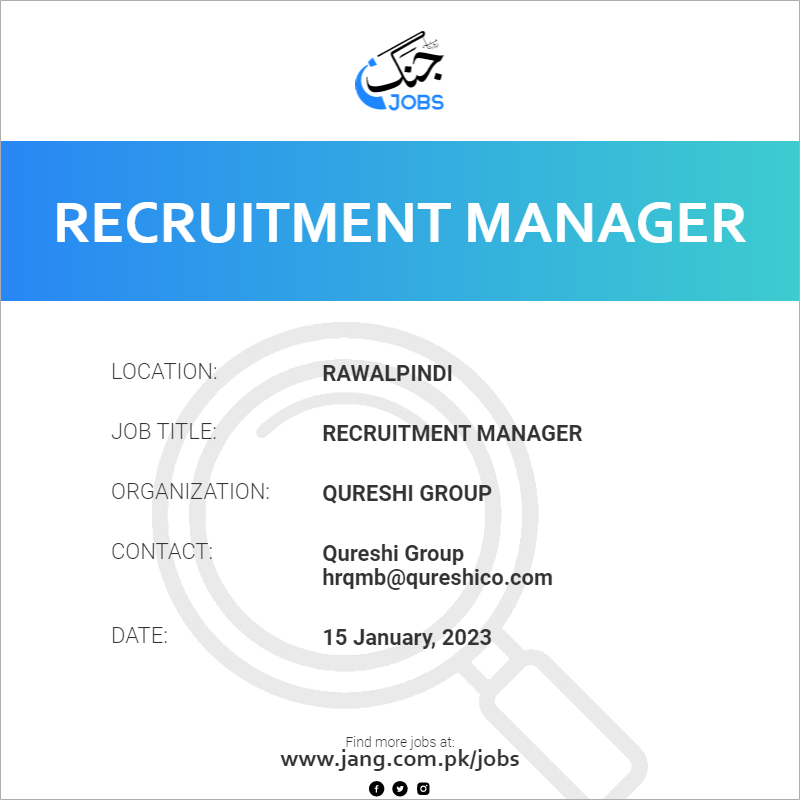 Recruitment Manager