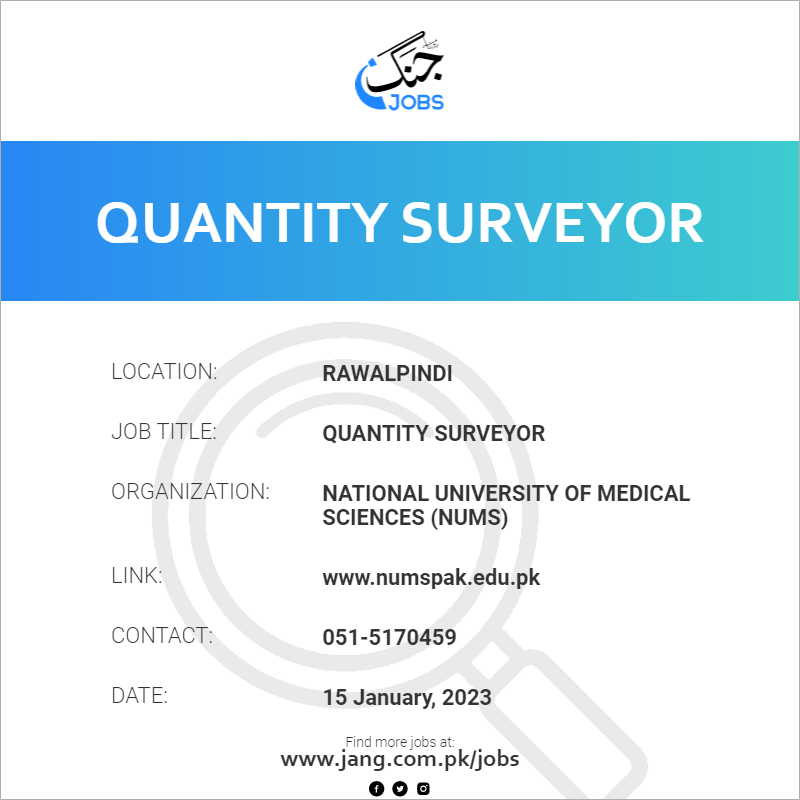 Quantity Surveyor