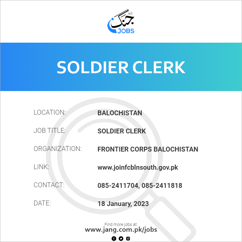 Soldier Clerk