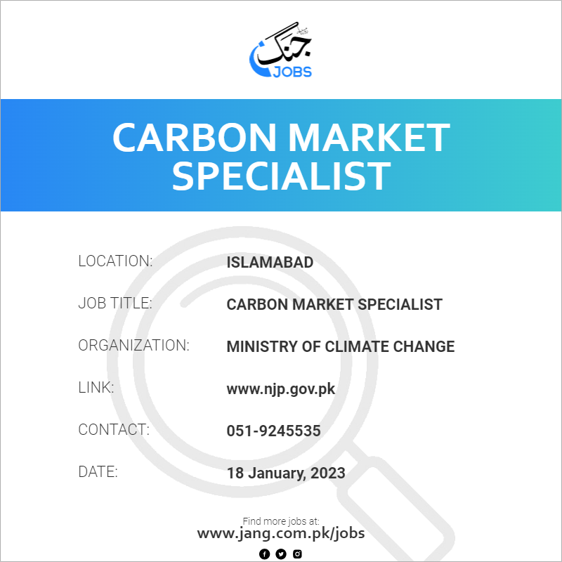 Carbon Market Specialist