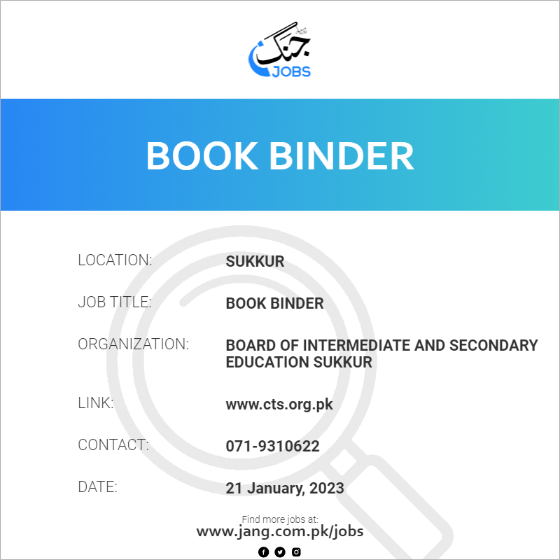 Book Binder