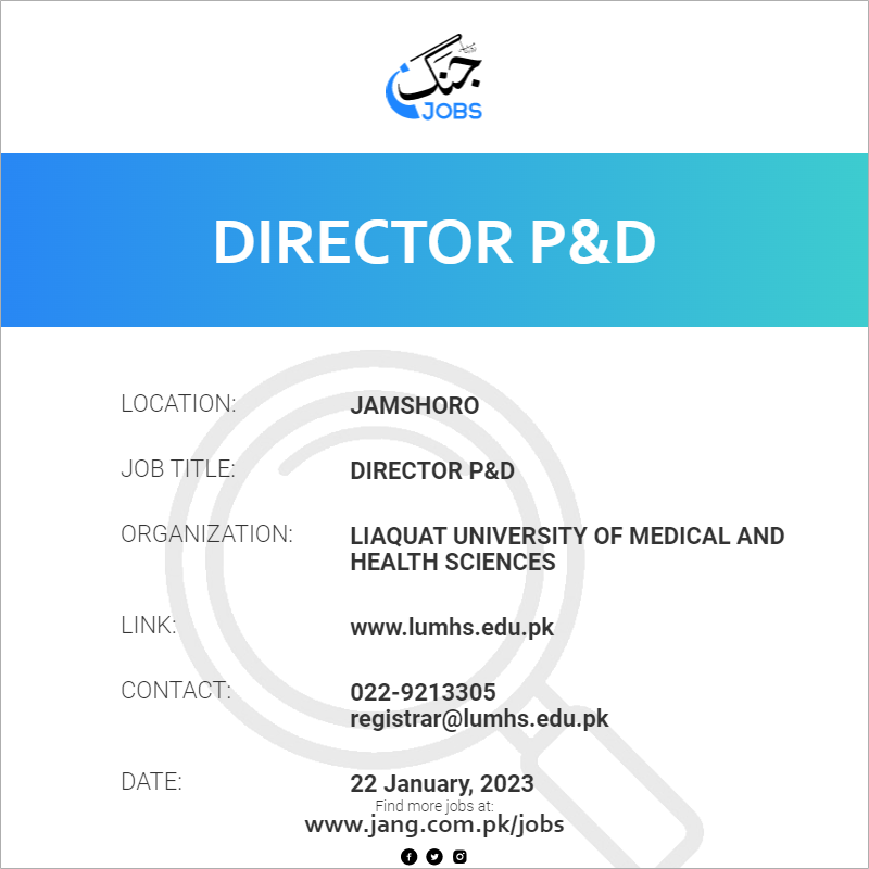 Director P&D