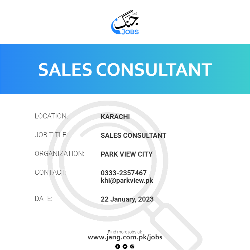 Sales Consultant