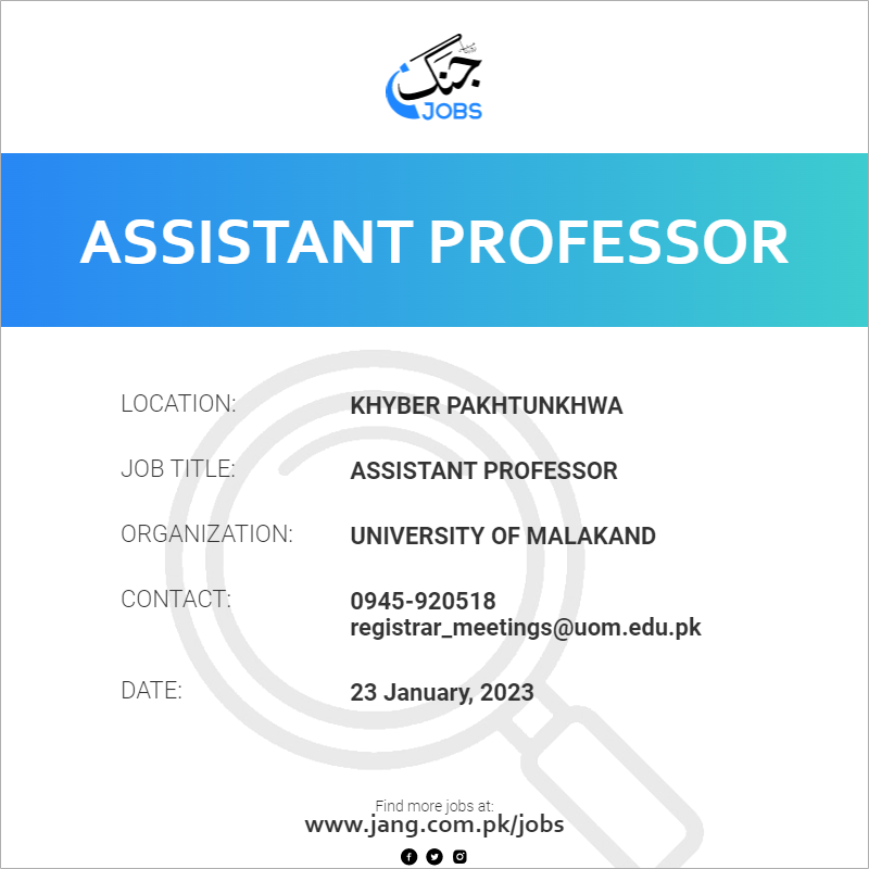 Assistant Professor