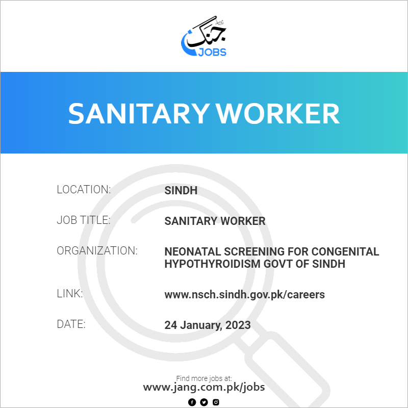 Sanitary Worker