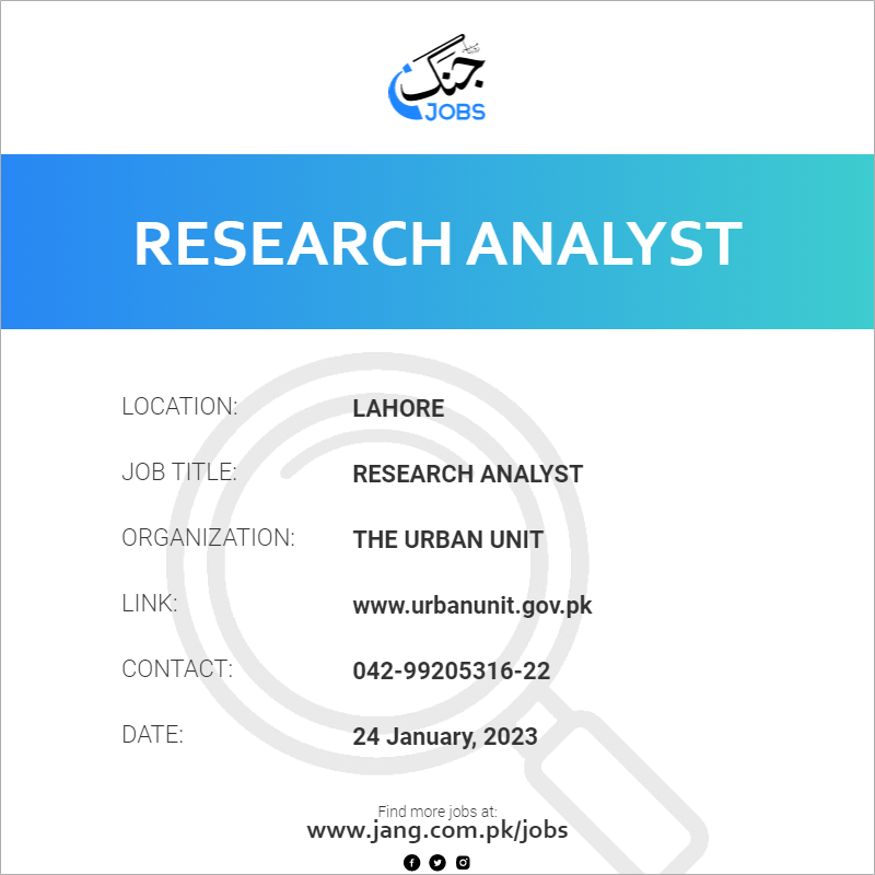 Research analyst