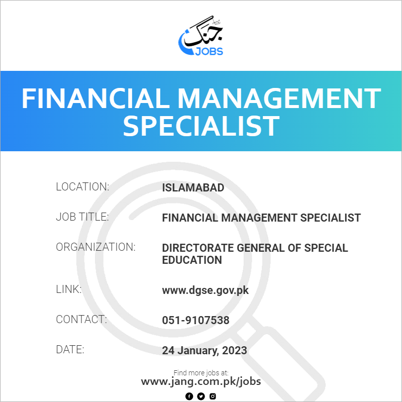 Financial Management Specialist