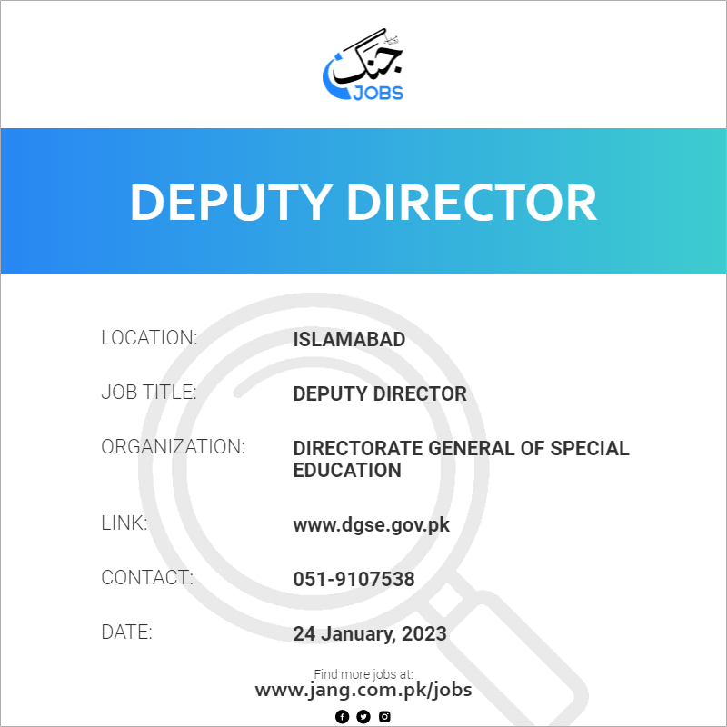 Deputy Director