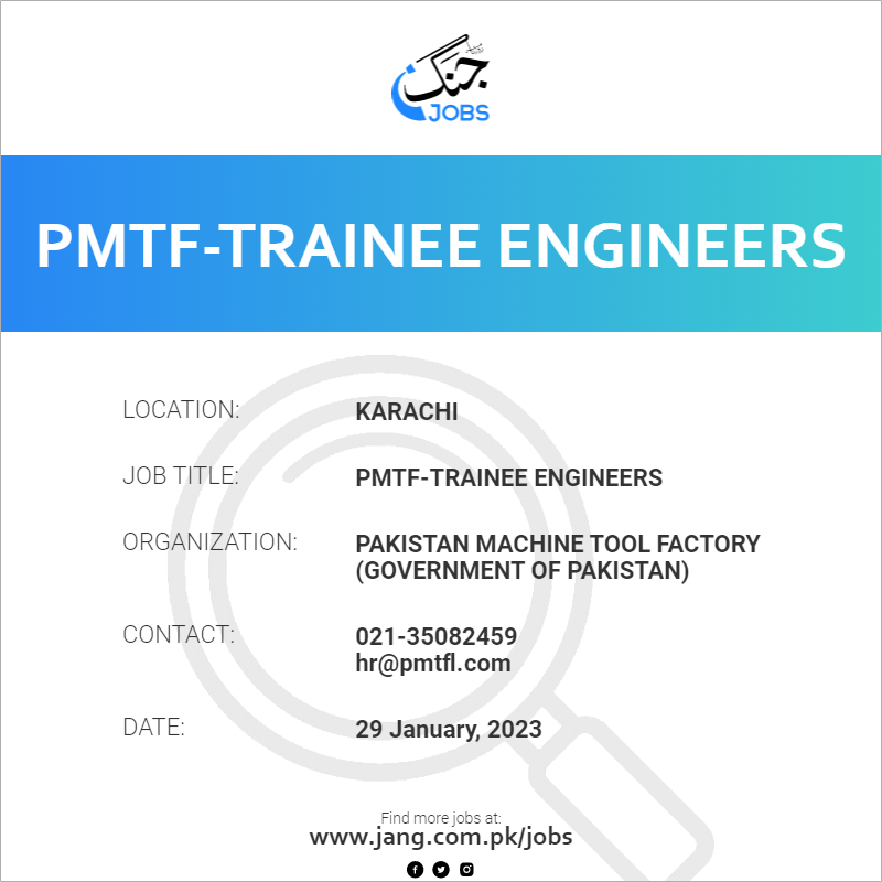 PMTF-Trainee Engineers