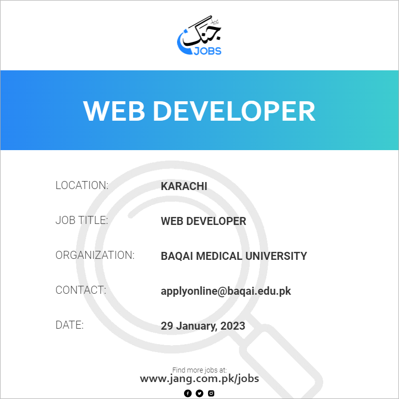 Web Developer