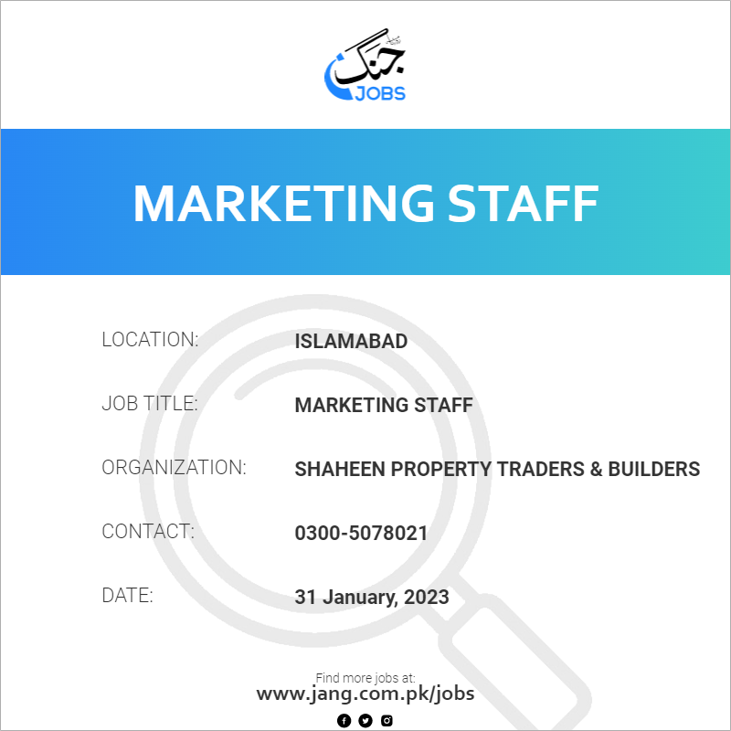 Marketing Staff