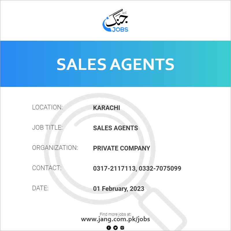 Sales Agents