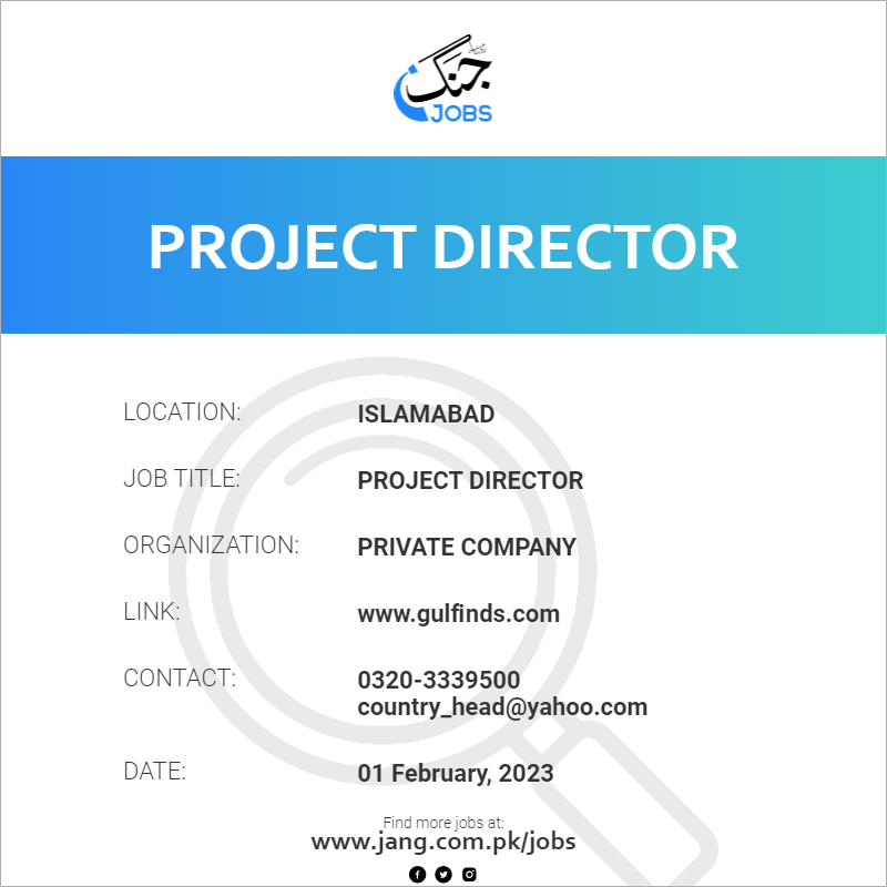 Project Director