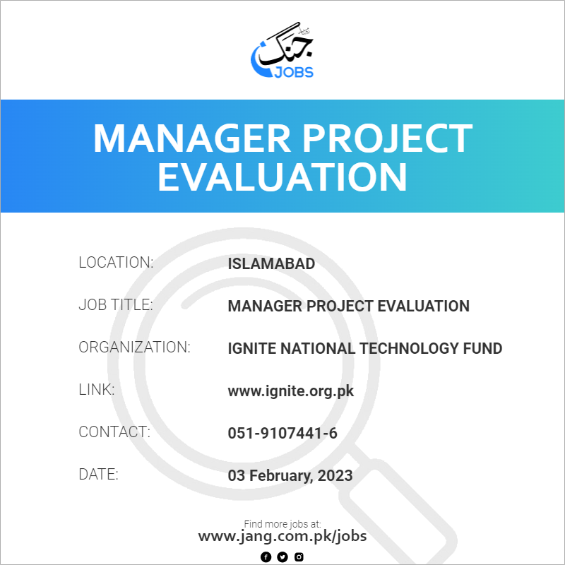 Manager Project Evaluation