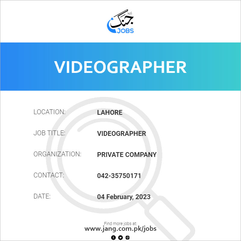 Videographer